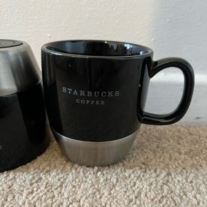 Set of 3 Starbucks black coffee mug 12oz good for christmas/ gift